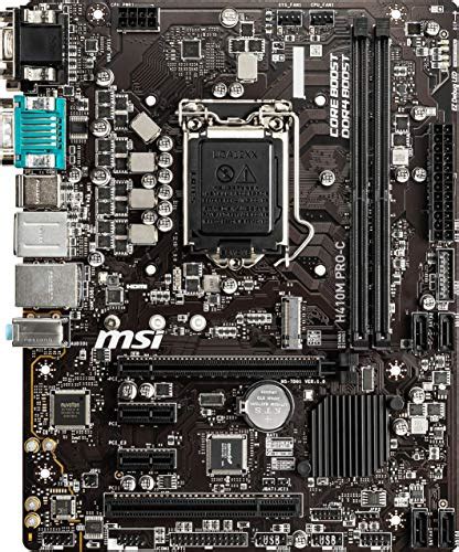 Placa mãe MSI H410M PRO Micro ATX LGA 1200 MEUPC NET