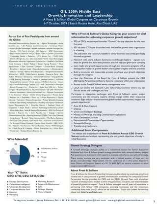 Growth Innovation Leadership Event 2009 In Middle East PDF