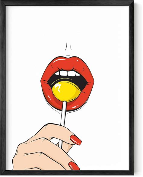 Haus And Hues Sexy Wall Art Lips Wall Art Sexy Wall Decor Pictures For Bedroom Wall Pop Art