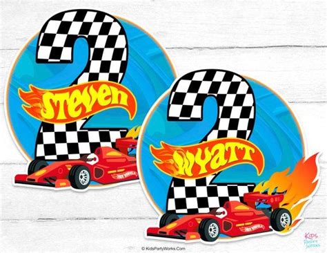 Decoraciones de Hot Wheels Feliz Cumpleaños Hot Wheels Etsy Hot wheels birthday Hot wheels