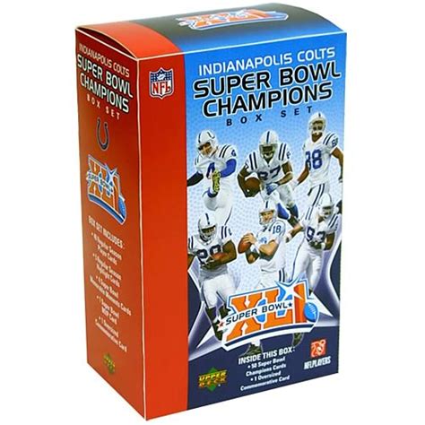 Indianapolis Colts Super Bowl XLI Commemorative Box Set - Upper Deck ...