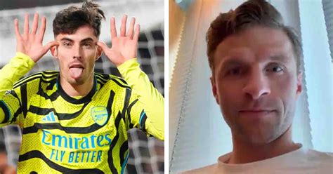 😂😂 Kai Havertz Sends Seven Word Response To Thomas Muller After Ucl