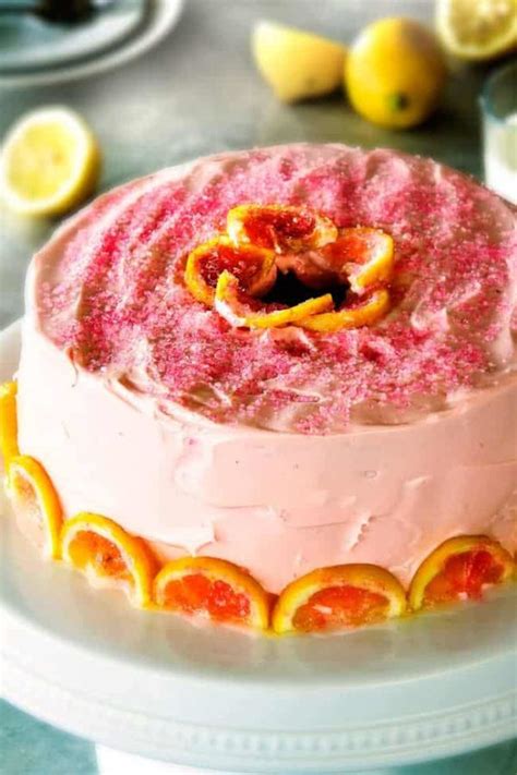 Pink Lemonade Pound Cake - Carlsbad Cravings