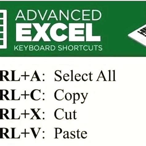 Advanced Excel Cheatsheet