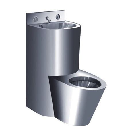 Customized Stainless Steel Combination Toilet Pan With Sink