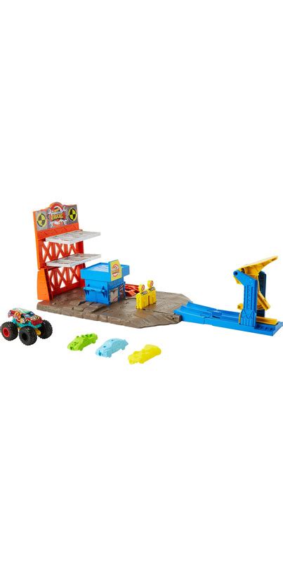 Buy Hot Wheels Monster Trucks Blast Station Playset At Well Ca Free Shipping In Canada