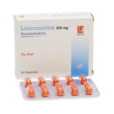 Lincomicina 500mg Cápsulas