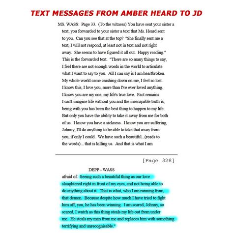 Amber Heard Evidence | Amber heard, Happy reading, Text messages