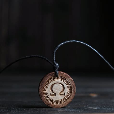 Omega Necklace-greek Symbol Pendant-god of War Necklace-ancient Greek ...