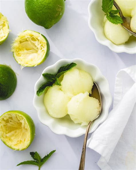 Lime Sorbet A Couple Cooks