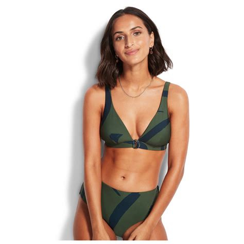 Seafolly Longline Tri Bikini Top Damen Online Kaufen Bergfreunde De