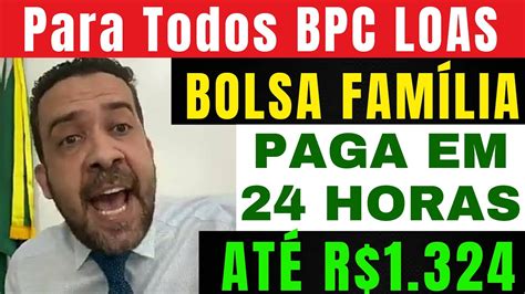 Surpresa Amanh Bpc Loas Recebe Bolsa Fam Lia Presidente Acaba De Bater