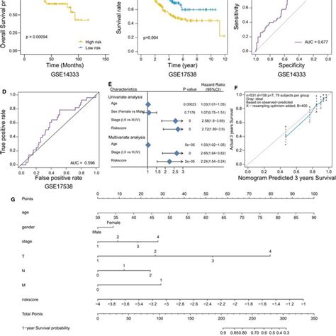 The Predictive Value Of Risk Score Model In The Prognosis Of Geo And