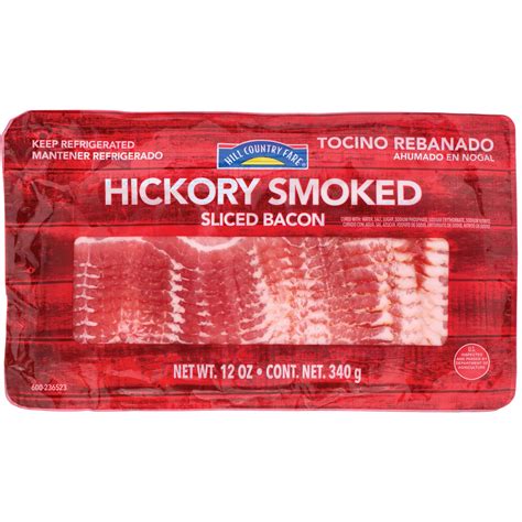 Hill Country Fare Sliced Hickory Smoked Bacon Shop Bacon At H E B