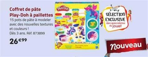 Offre Coffret De Pâte Play doh à Paillettes chez La Grande Recre