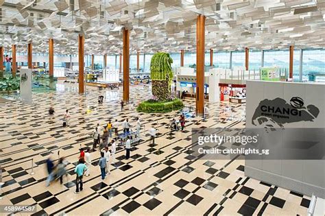changi airport terminal  stock  high res pictures