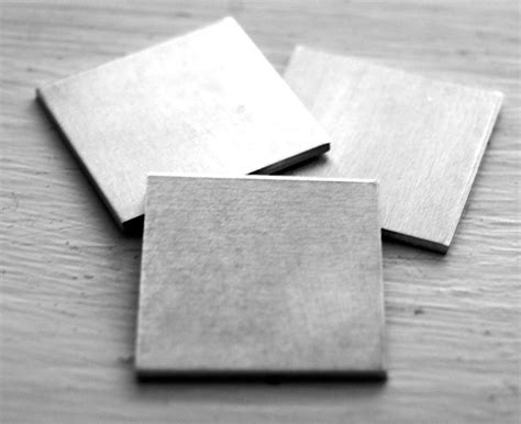 Stamping Blanks Aluminum Square 16 Gauge Metal Stamping Etsy