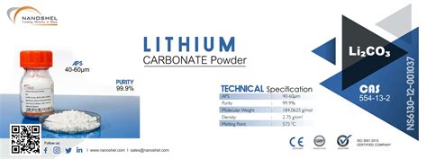 Lithium Carbonate Powder High Purity Worldwide Shipping