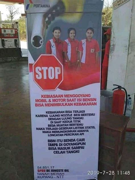 Menggoyang Motor Saat Isi Bensin Di Spbu Sekarang Dilarang Ini