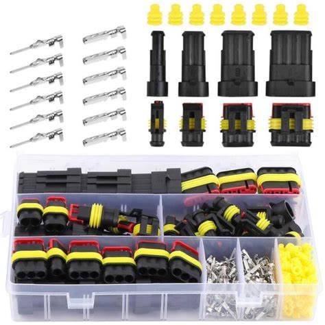 Automotive Electrical Wire Connector Plugs Kit 384Pcs IP68 Waterproof