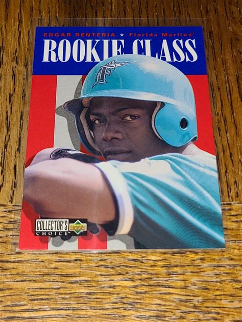 MARLINS EDGAR RENTERIA 1996 UPPER DECK COLLECTOR S CHOICE ROOKIE CLASS