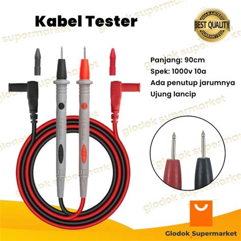 Jual Kabel Tester 1000 Volt 10a 90cm Probe Jarum Lancip 1000v 10 Ampere