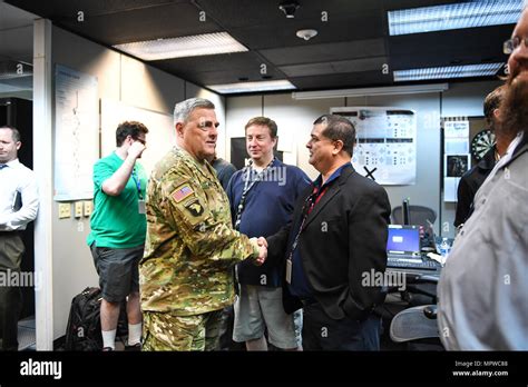 U S Army Chief Of Staff Gen Mark A Milley Visits The Arizona Cyber