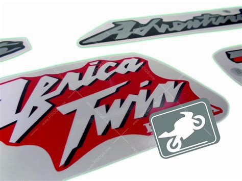 Honda XRV 750 Africa Twin 1996 1999 Silver NH373 Naklejki Fooqs