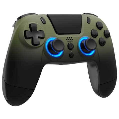 Gioteck VX4+ Wireless RGB Controller For PS4 And PC - Green Camo | Smyths Toys Ireland