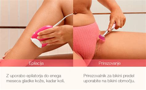 Braun Epilator Silk Pil In Damski Prirezovalnik Bikini Fg Kos Dm Si