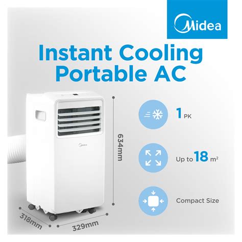 Jual Midea Ac Portable Pk Mpha Crn Ac Pk Pendingin Ruangan