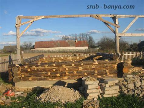 Приспособления для подъема бруса при строительстве дома - Фото подборки