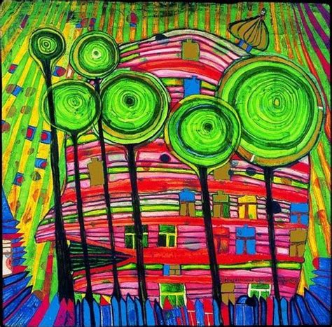 Austrian Artist Friedensreich Hundertwasser Kunst Pinterest Arts