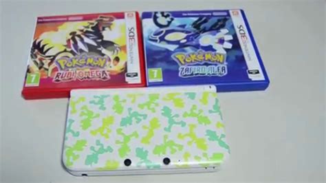 Unboxing Pokémon Rubí Omega y Záfiro Alfa Consola 3DS YouTube