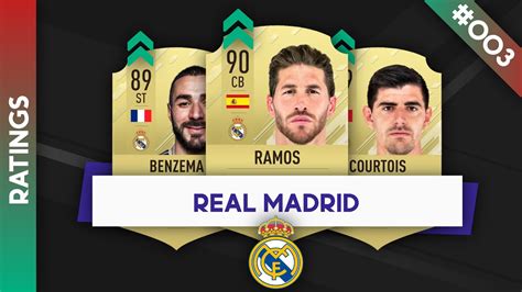 Fifa 21 Real Madrid Ratings 003 Youtube