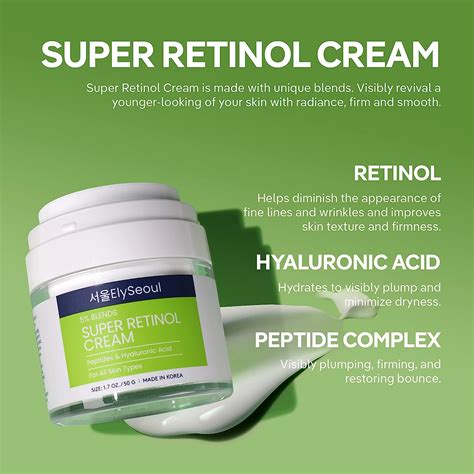 Crema Coreana De Retinol Para El Cuidado De La Piel Con Col Geno Y