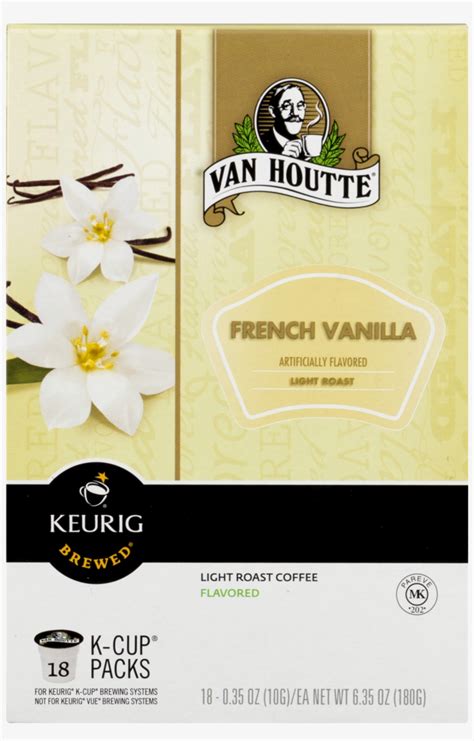 Van Houtte French Vanilla Coffee Keurig K Cups 18 Count 1800x1800 PNG