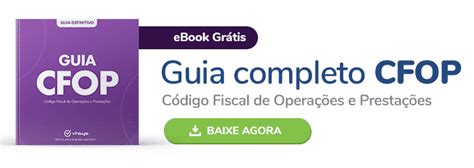 eBook Guia CFOP Código Fiscal de Operações e Prestações