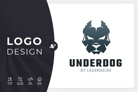 Underdog-Logo-Template | Creative Market