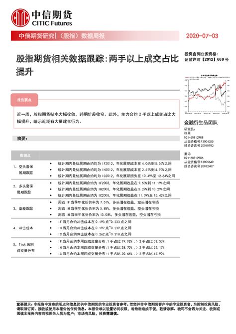 2020 07 03 张革、姜沁 中信期货 巡