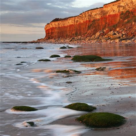 Hunstanton Cliffs At Sunset Norfolk View On Black Another Flickr