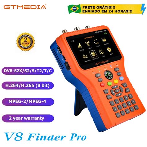 GTMEDIA V8 Finder PRO 2 Lokalizator Sygna U Satelitarnego DVB S2X S2 S