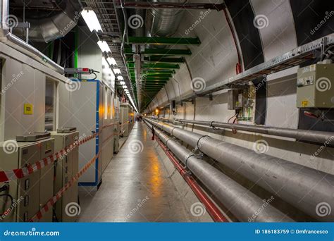 Cern Geneva International Research Center Stock Image - Image of fusion ...