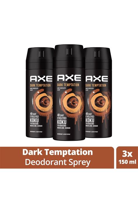 Axe Erkek Deodorant Sprey Dark Temptation 150 ml x 3 Fiyatı Yorumları