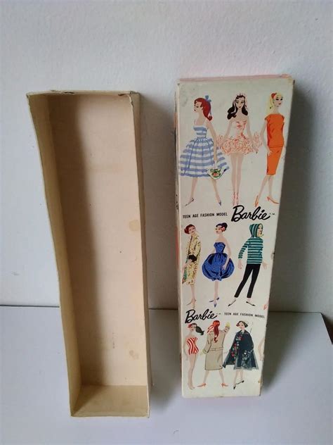 Rare Vintage Brunette Ponytail Barbie Tm Box