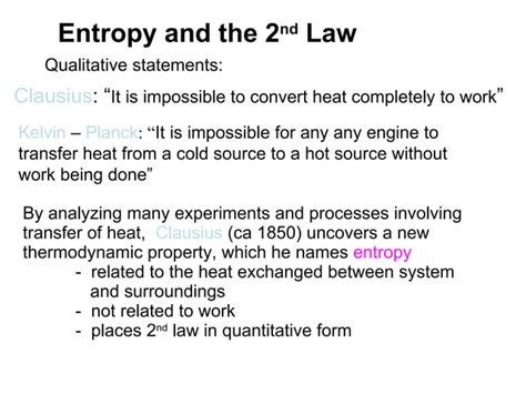 Hukum Termodinamika Kedua Ppt