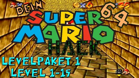 Dein Super Mario 64 Hack Levelpaket 1 [1 15] Youtube