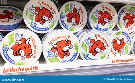 La Vache Qui Rit Logo Text And Sign Cheese Milk Brand In Supermarket