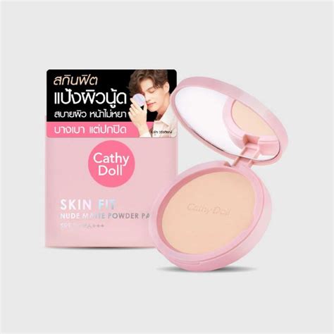 CATHY DOLL Nude Matte Powder Pact SPF PA G M Skin Fit Ivory