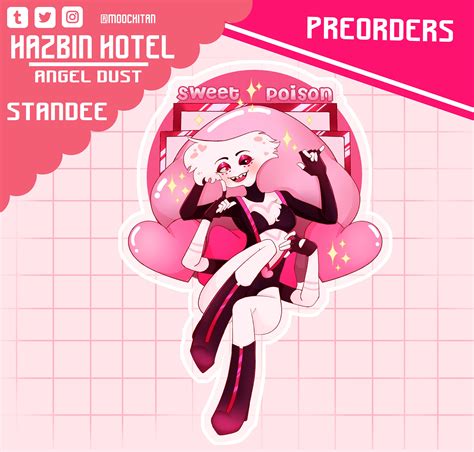 Angel Dust Hazbin Hotel STANDEE PREORDERS - Etsy